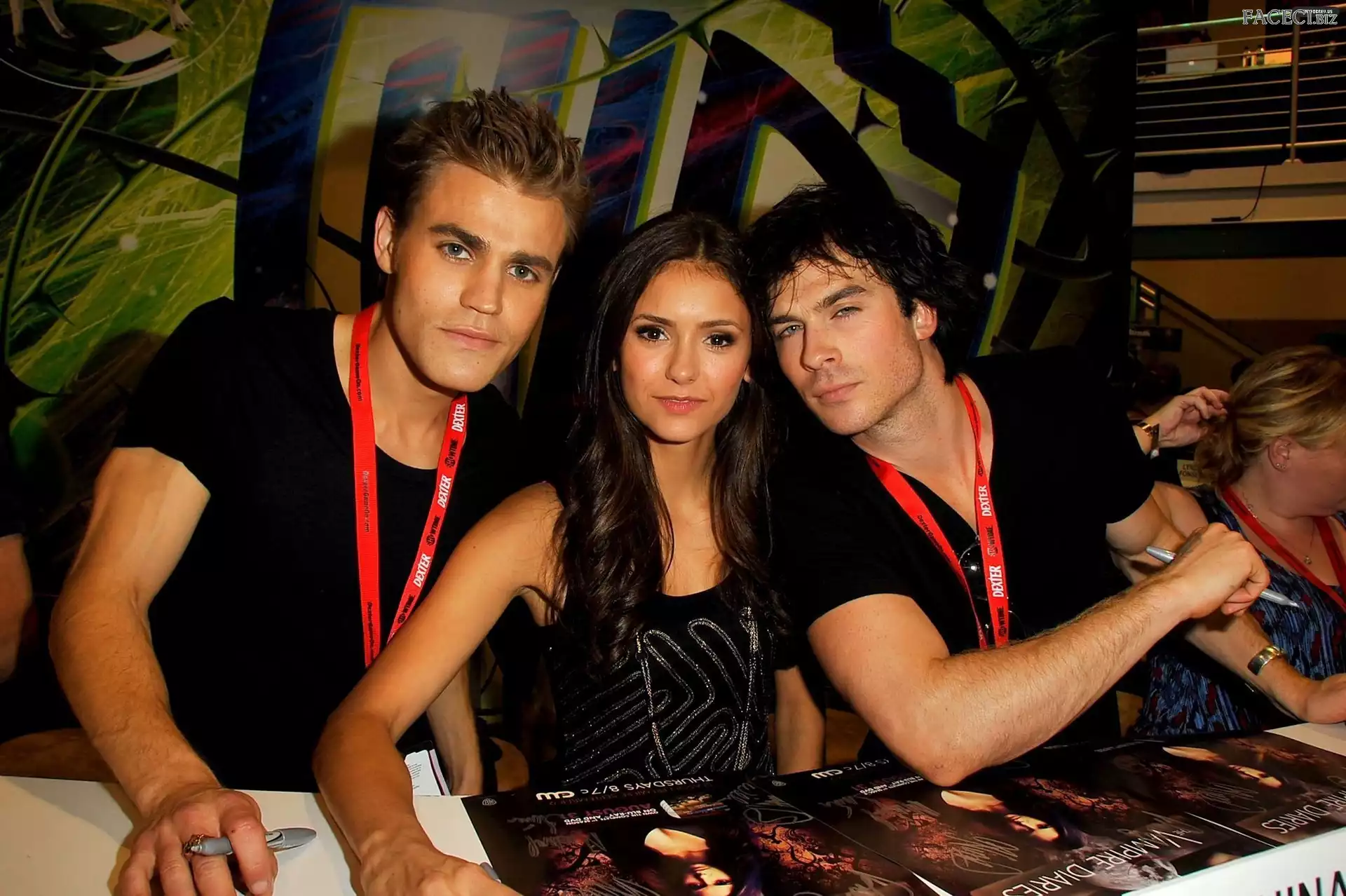 Ian Somerhalder, Nina Dobrev, The Vampire Diares, Pamiętniki wampirów, Paul Wesley